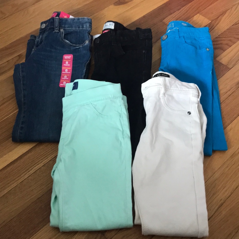 Girls’ size 8 jeans/jegging bundle